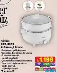 SİNBO SCO-5061 ÇOK AMAÇLI PİŞİRİCİ SİNBO SCO-5061 ÇOK AMAÇLI PİŞİRİCİ